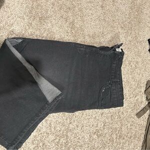 Black Denim Jean skirt